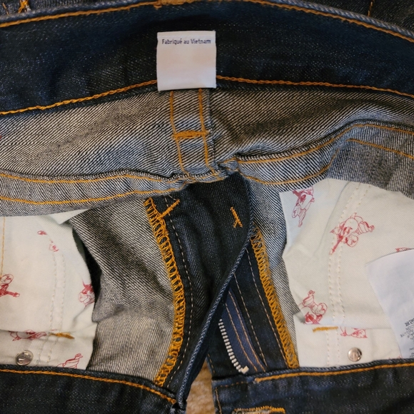 True Religion Men's Blue Distressed Jeans - Picture 8 of 13